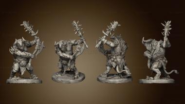 3D model Beastmen Capra Raider (STL)