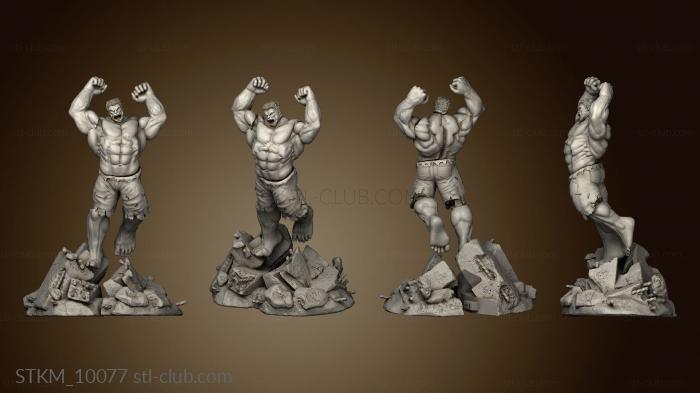 3D model Red Hulk Platform (STL)