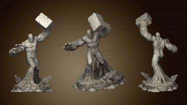 3D model sandman sculpture statue (STL)