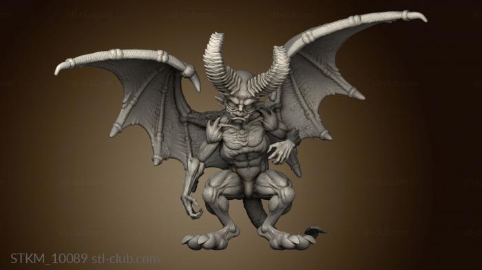 3D model horned devil kid (STL)