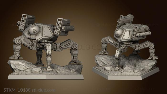 3D model Sci Enemies Cabal Robot (STL)