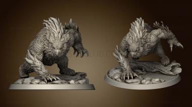 3D model Mad Mage Experiments Enemies Owlbear (STL)