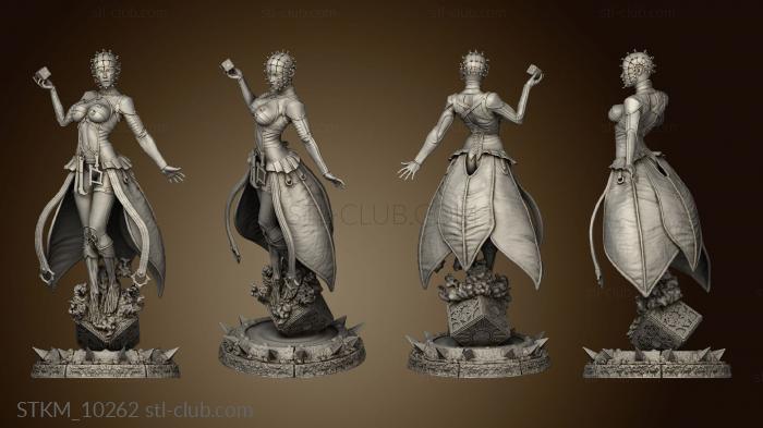 3D model Michel Ballares Hellraiser Female med (STL)