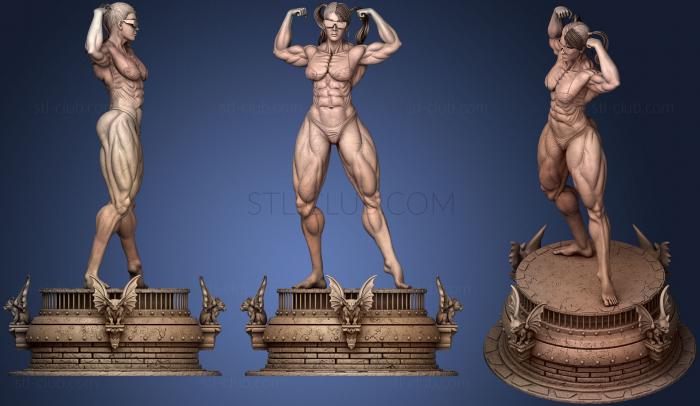 Muscular Female Anatomy 01