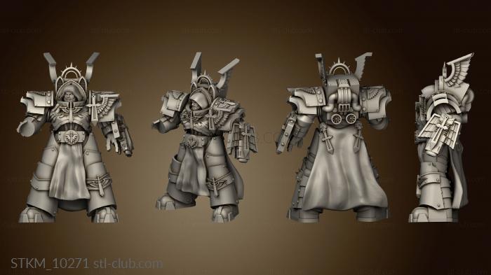 3D model legion gloomy angels inner circle knights NIGHT Robes (STL)