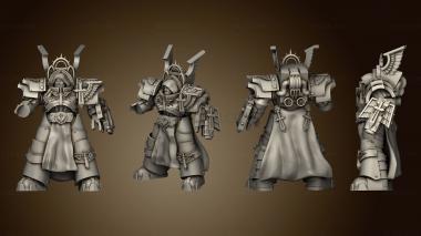 3D model legion gloomy angels inner circle knights NIGHT Robes (STL)