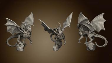 3D model Fantasy Sancast dragon knight Stormdrake Guard (STL)