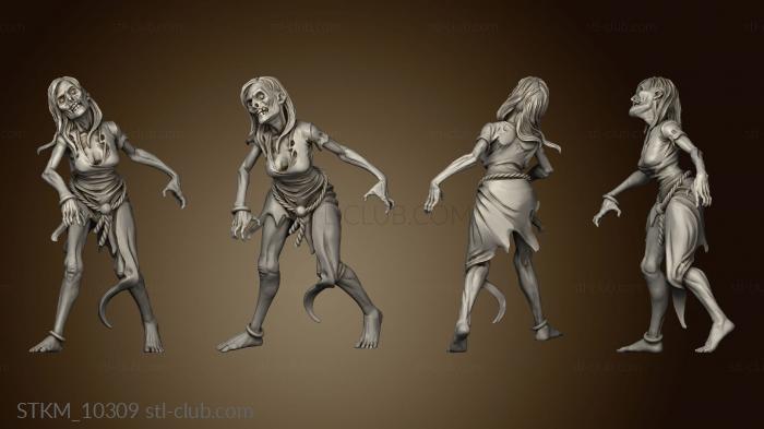 3D model Zombies (STL)