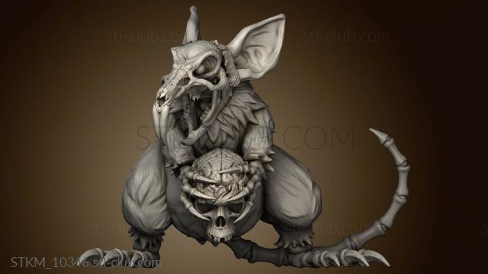 3D model Hour Demons Giant Rat Revenant (STL)