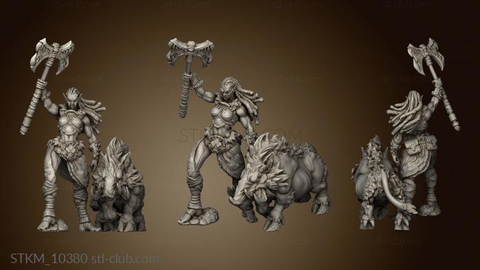 3D model Foundlings Warrior Boar familiar (STL)