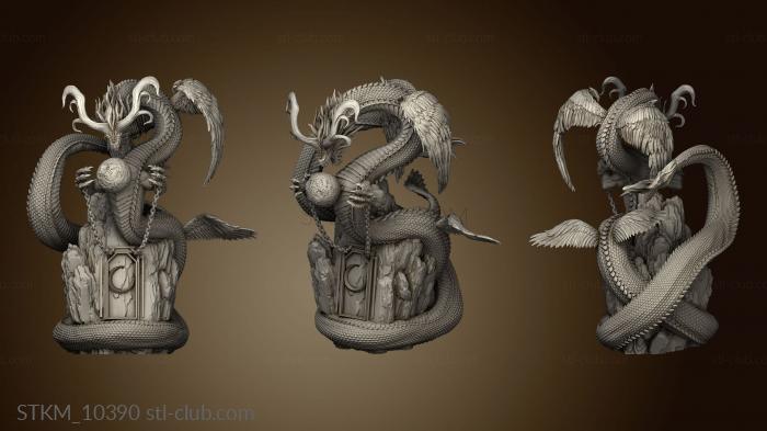 3D model Tarot Moon (STL)