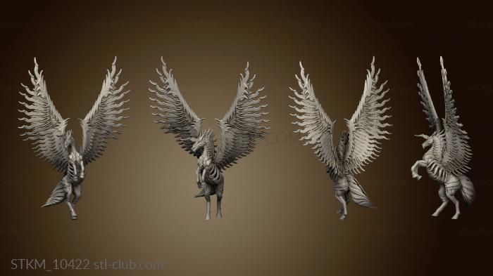 The Souls in Steel Presorted Iron Stallion Standing Wings