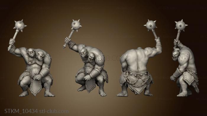 3D model Witcher Contract Ogre Ettin (STL)