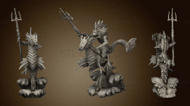 3D model End Depth Fishfolk Rider (STL)