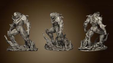 3D model The Swamp Thing Sculpture (STL)