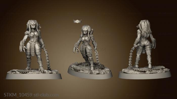 3D model SKULL HUNTERS THE BONE CLAN VIXEN LATIGO HUNTER MISTIKA (STL)