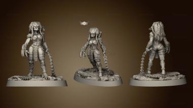 3D model SKULL HUNTERS THE BONE CLAN VIXEN LATIGO HUNTER MISTIKA (STL)