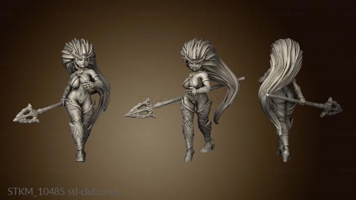 3D model Fantasy Dark Elf (STL)