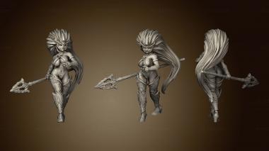 3D model Fantasy Dark Elf (STL)