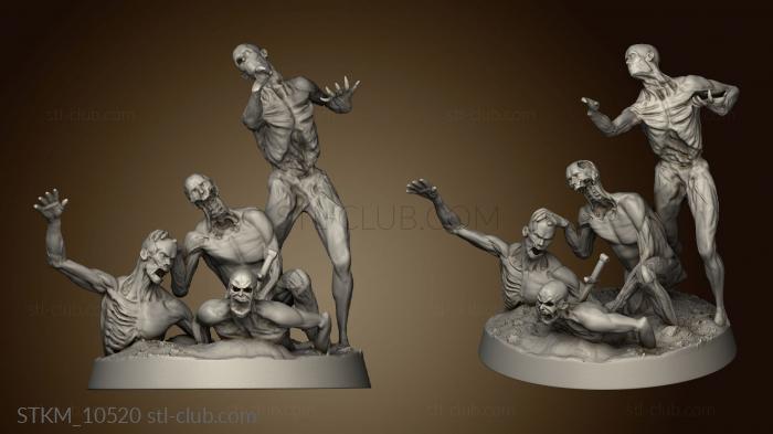 3D model Zombie Horde (STL)