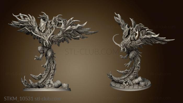 3D model Eye Cult Gryphon Phoenix Arcanix (STL)