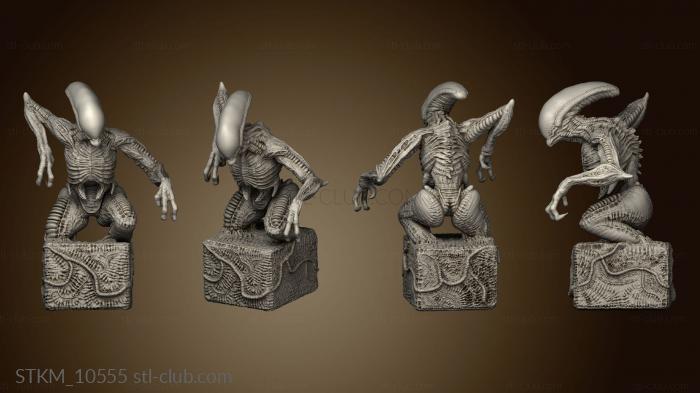 3D model Arcanum Tyrants alien statuette (STL)