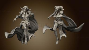 3D model Vampire Mistress Attacking (STL)