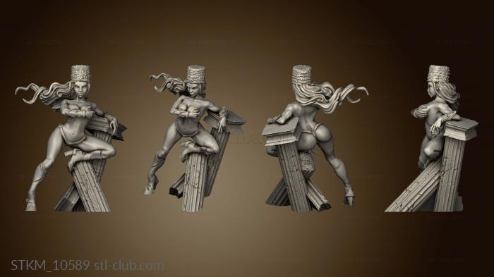 3D model Fantasy Vampire pinup russian (STL)