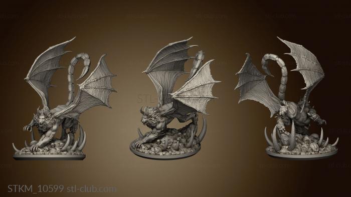 3D model Mantikhoras Manticore (STL)