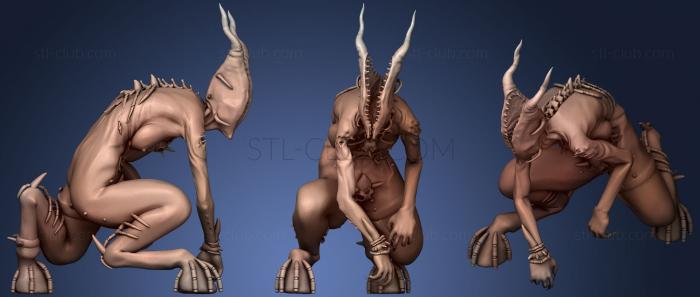 3D model Onoskelis Statues X412 (STL)