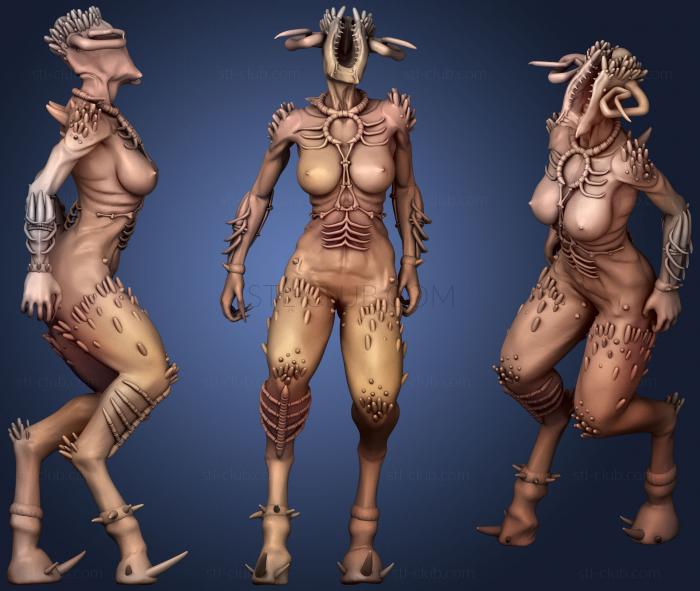 3D model Onoskelis Statues X422 (STL)