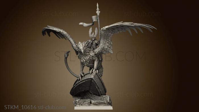 3D model Elven Griffin ruin (STL)