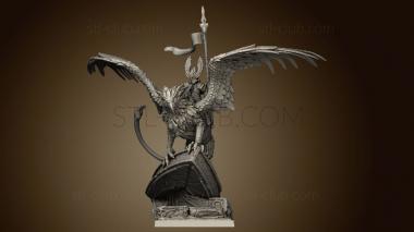 3D model Elven Griffin ruin (STL)