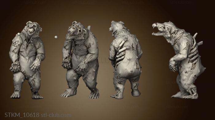 3D model The Lost Cave Throwback Undead Bears (STL)