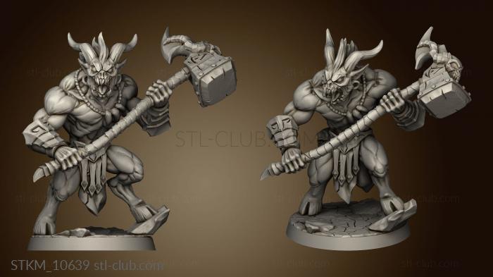 3D model Abyss Demons Guardian (STL)