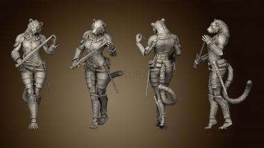 3D model Tabaxi Female (STL)