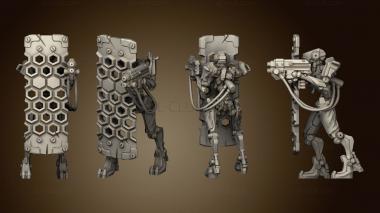 3D model Cyberpunk Corp Inquisitors Mech Squad Drone breacher (STL)