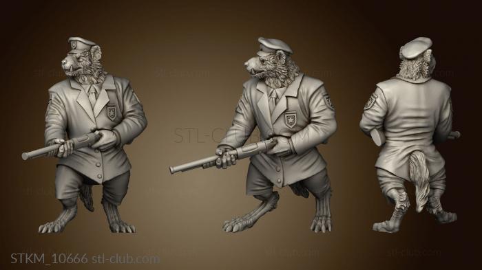 3D model Runerunners Gnoll Policeman (STL)