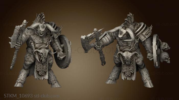 3D model Minotaur shield (STL)