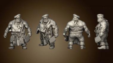 3D model Goobertown Townsfolk Ogre Cook (STL)