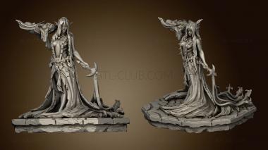 3D model The Queens Web Underworld Dark Elves Divine Neophyte (STL)