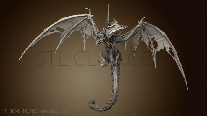 3D model cursed dragon vs cursed dragon (STL)