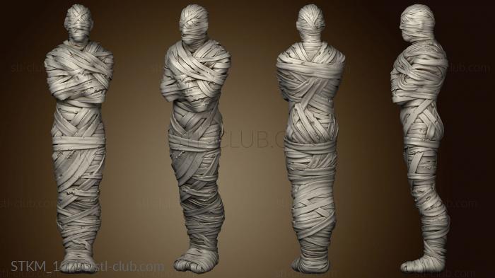 3D model Buried Tomb ects Mummy (STL)