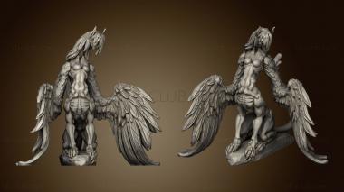 3D model Elemental Creatures Death Sphinx (STL)