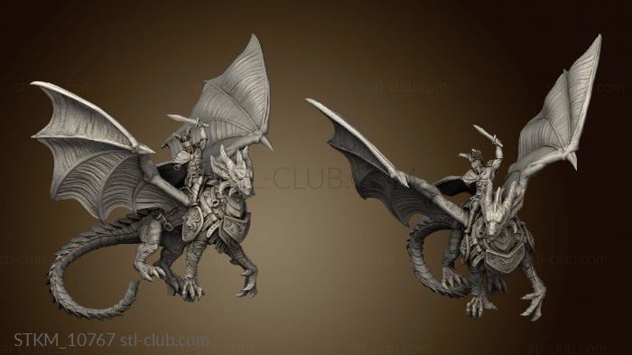 3D model Fantasy Sacast dragon knight Draconic weapon (STL)