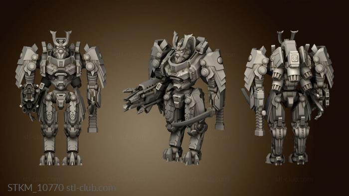 3D model Battlesuit Cannon bot revised (STL)