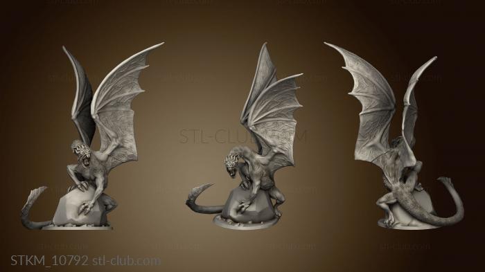 3D model Dragonkin Jabberwocky Jabber Wocky Dragon (STL)