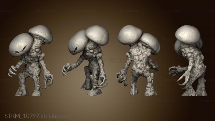 Nightmare Grotto Fungi Mushroom Men warriors