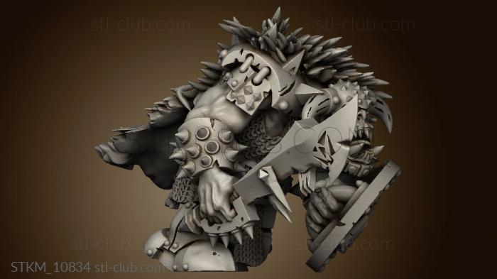 3D model orc boss (STL)