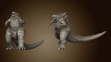 3D model Godzilla vs Kong Diorama (STL)